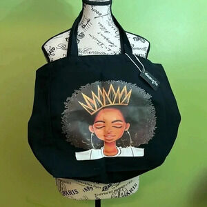 🆕 Young Queen Black History Tote Bag